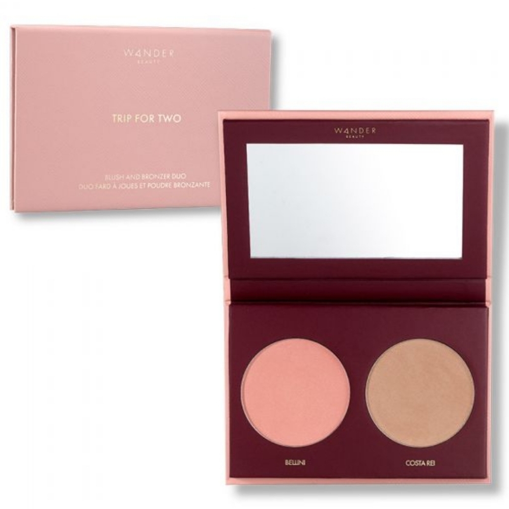 Wander  Beauty trip for two blush and bronzer Duo